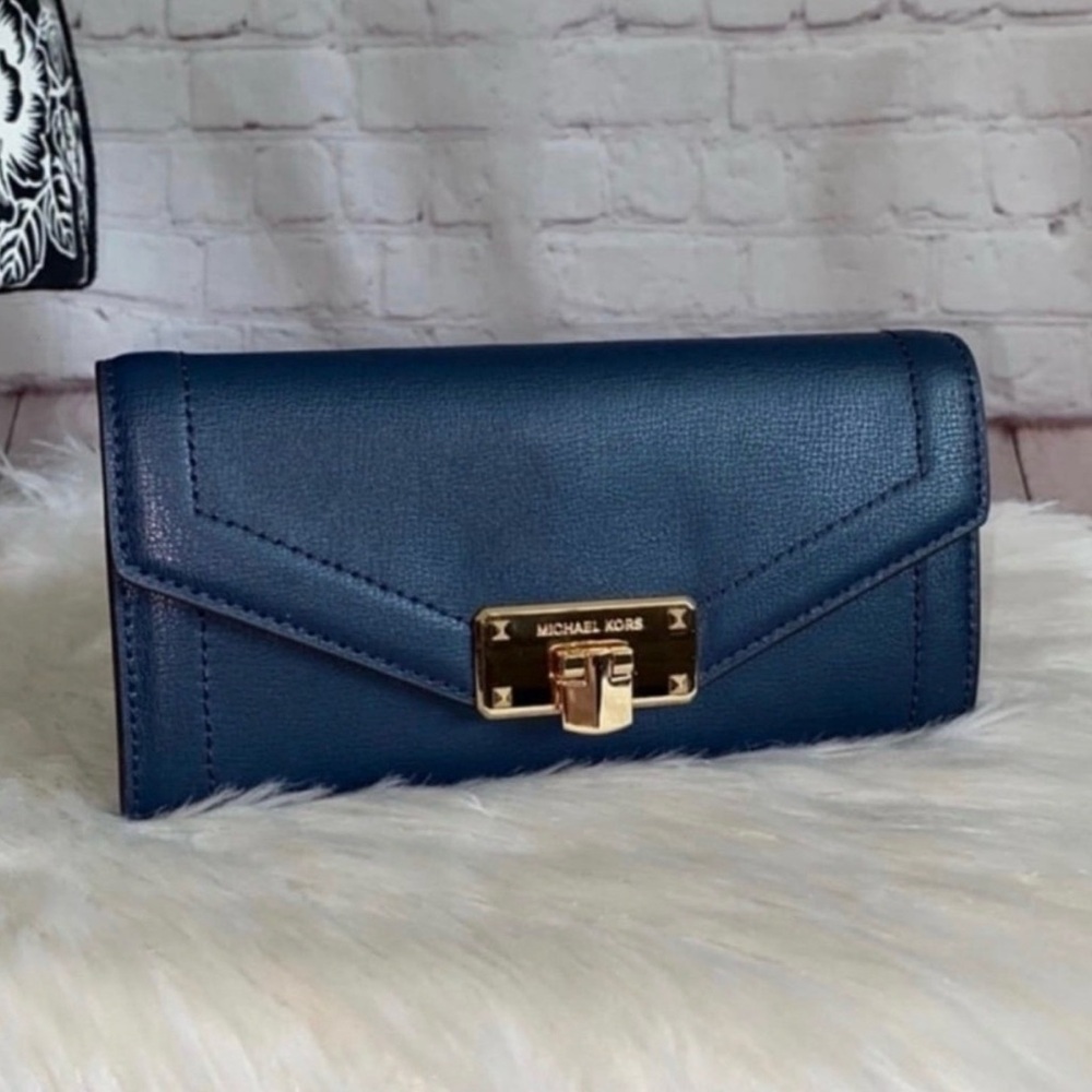 Michael Kors WHITNEY Large Tote/KINSLEY Wallet 2pc Set - Picture 7 of 9